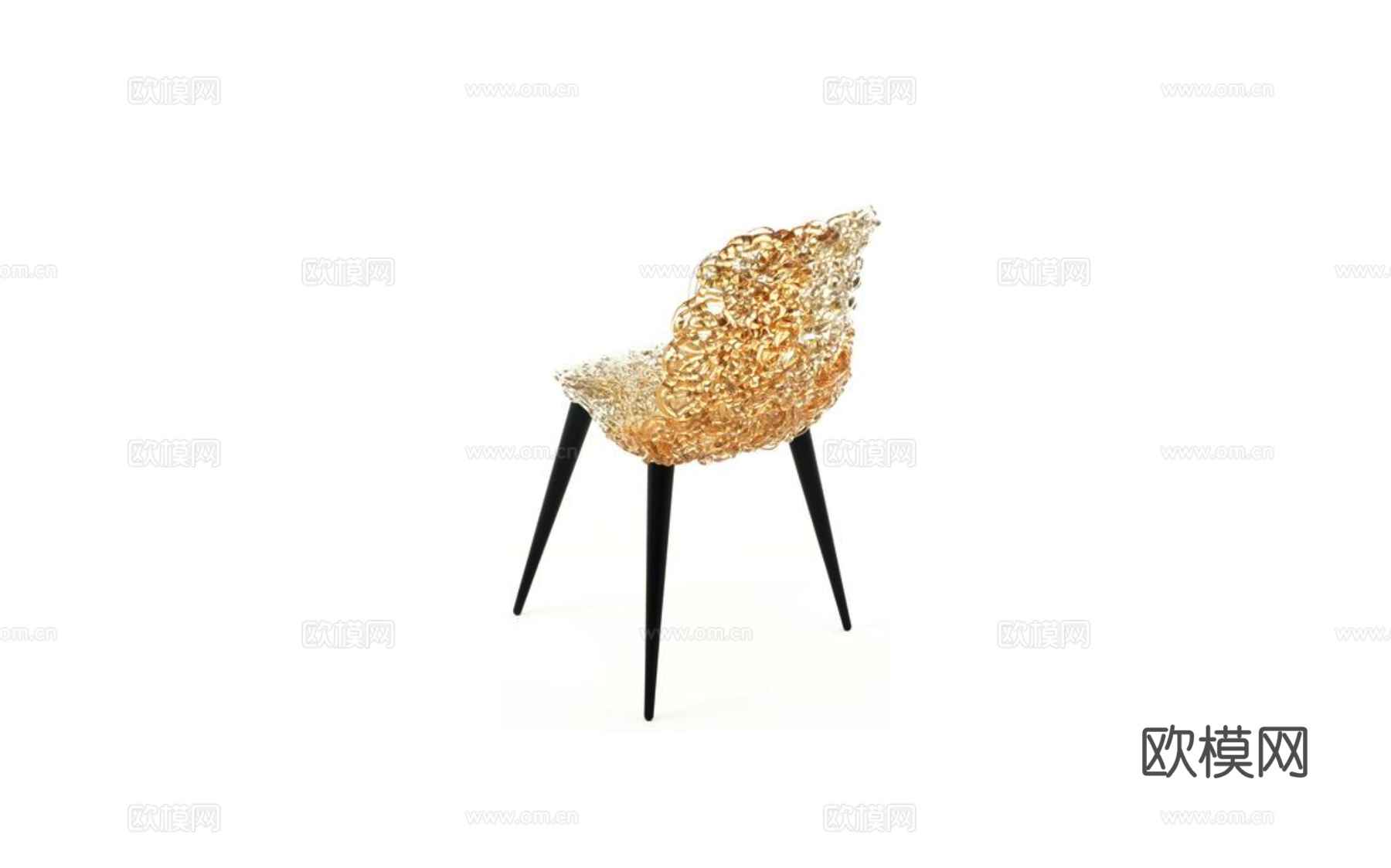edra 意式餐椅3d模型下载（渲染图1）