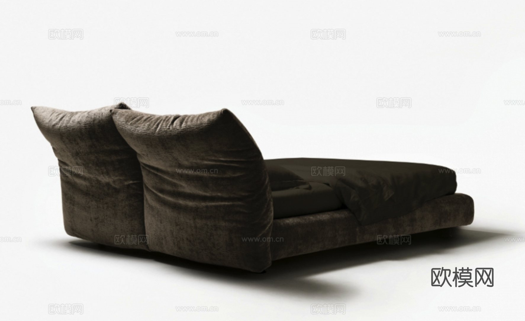 edra 意式双人床3d模型下载（渲染图2）