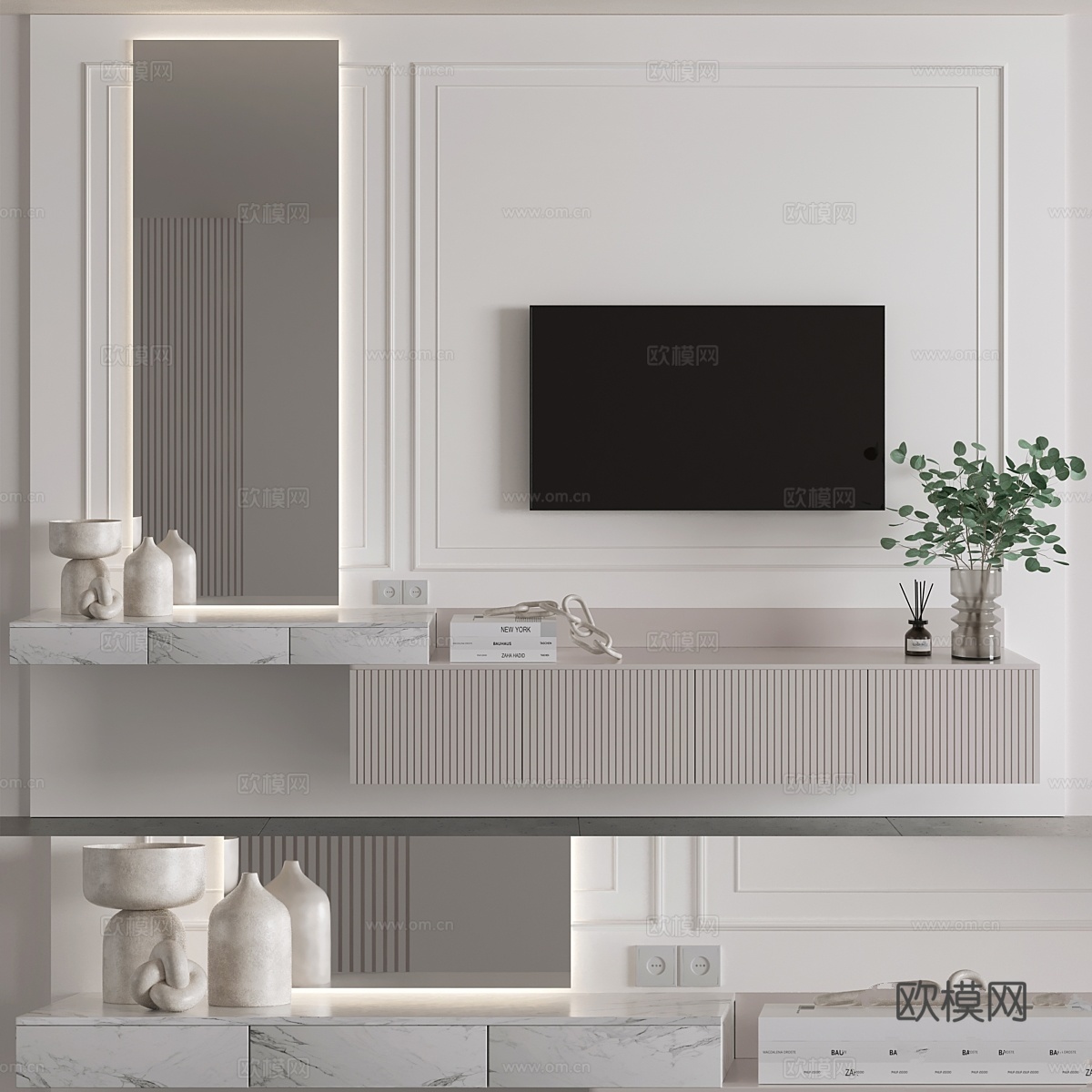 家具组合 053d模型