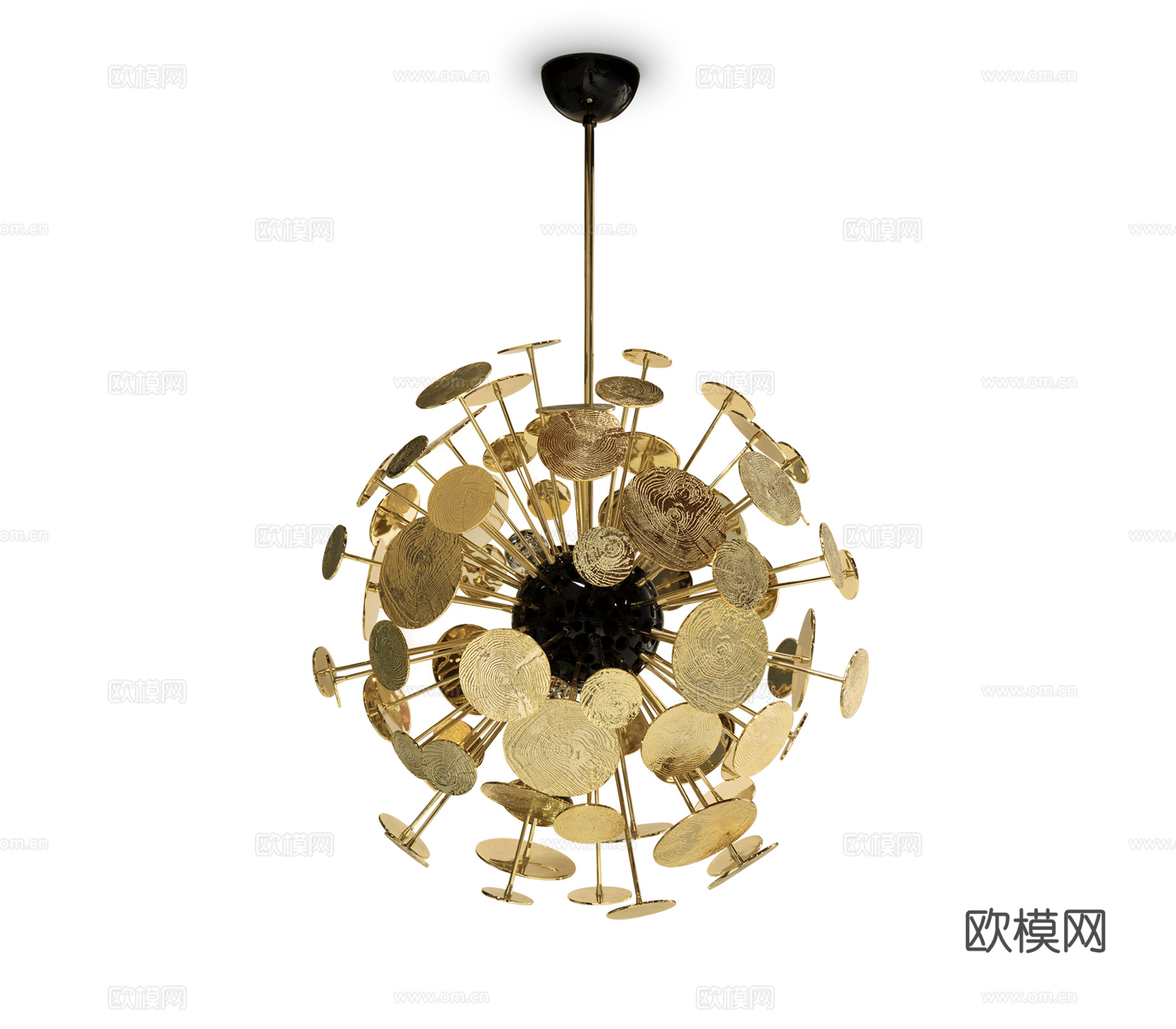 BOCA DOLOBO 意式吊灯3d模型下载（渲染图1）