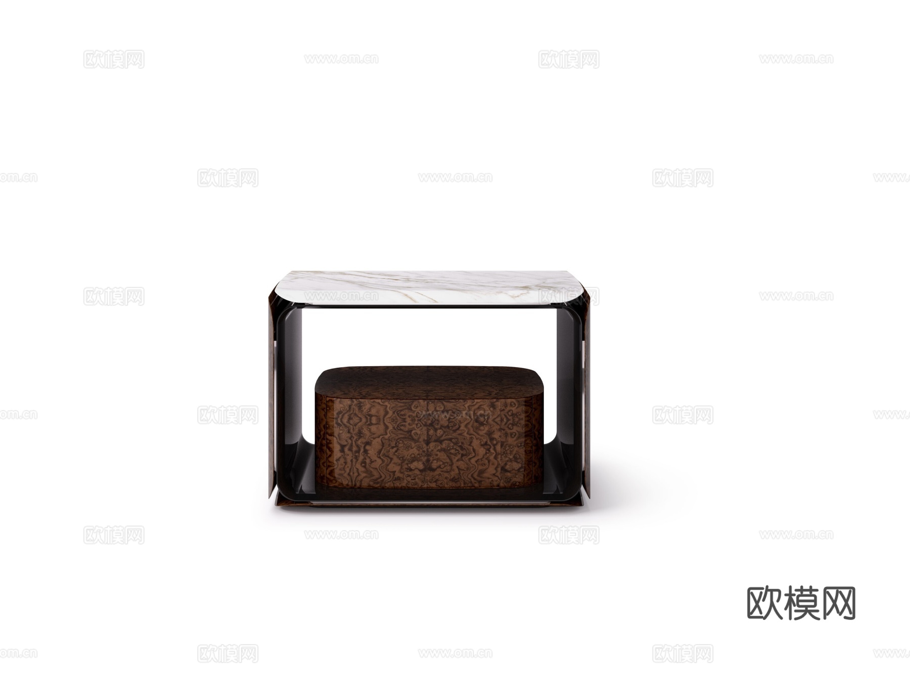 BENTLEY 意式床头柜3d模型下载（渲染图2）