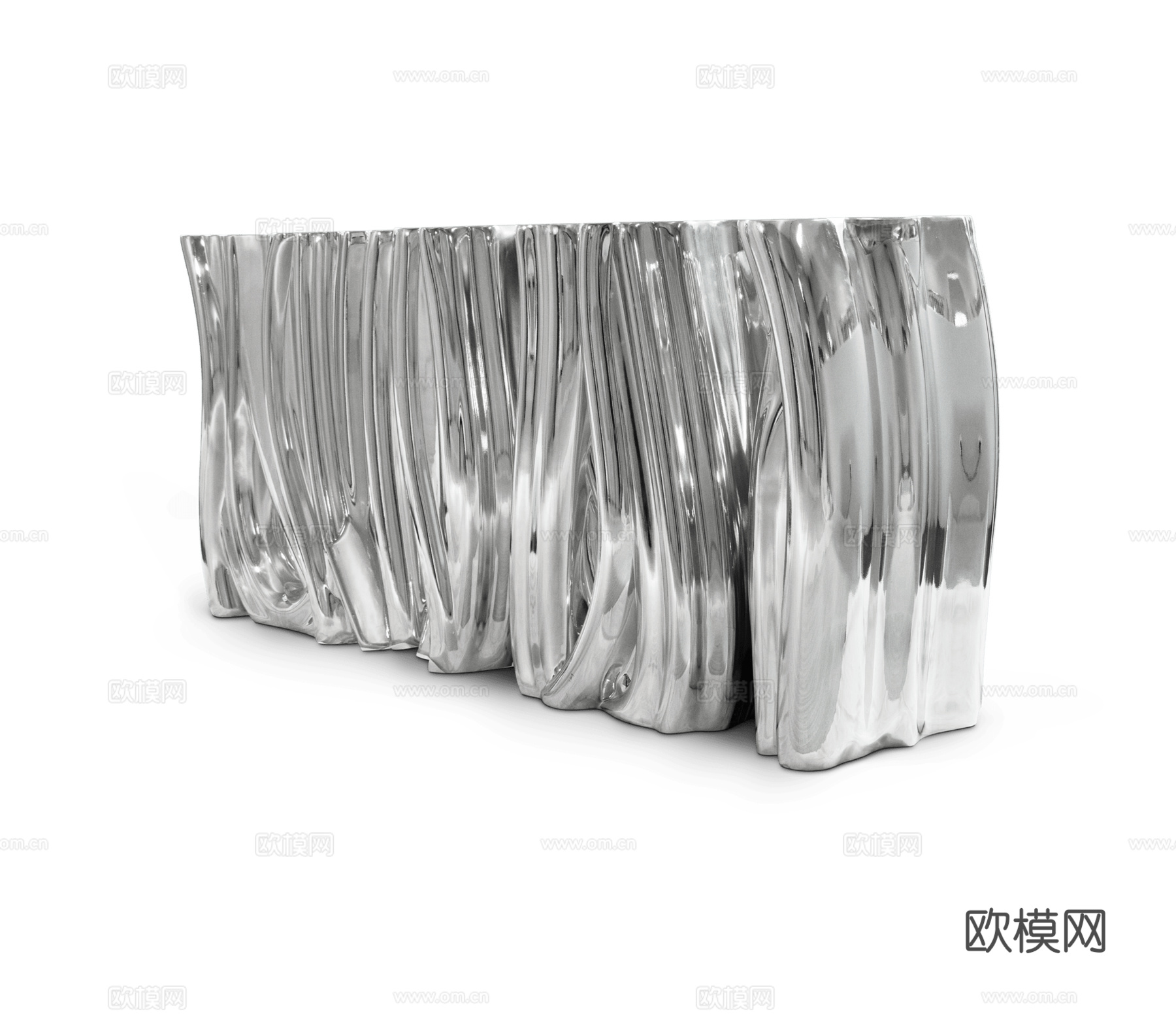 BOCA DOLOBO 意式斗柜边柜3d模型下载（渲染图3）