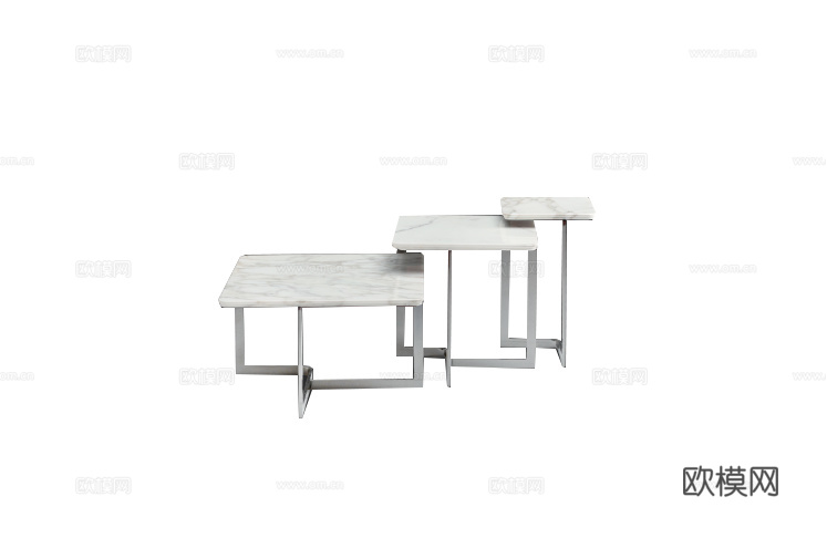 DAYTONA 意式组合茶几3d模型下载