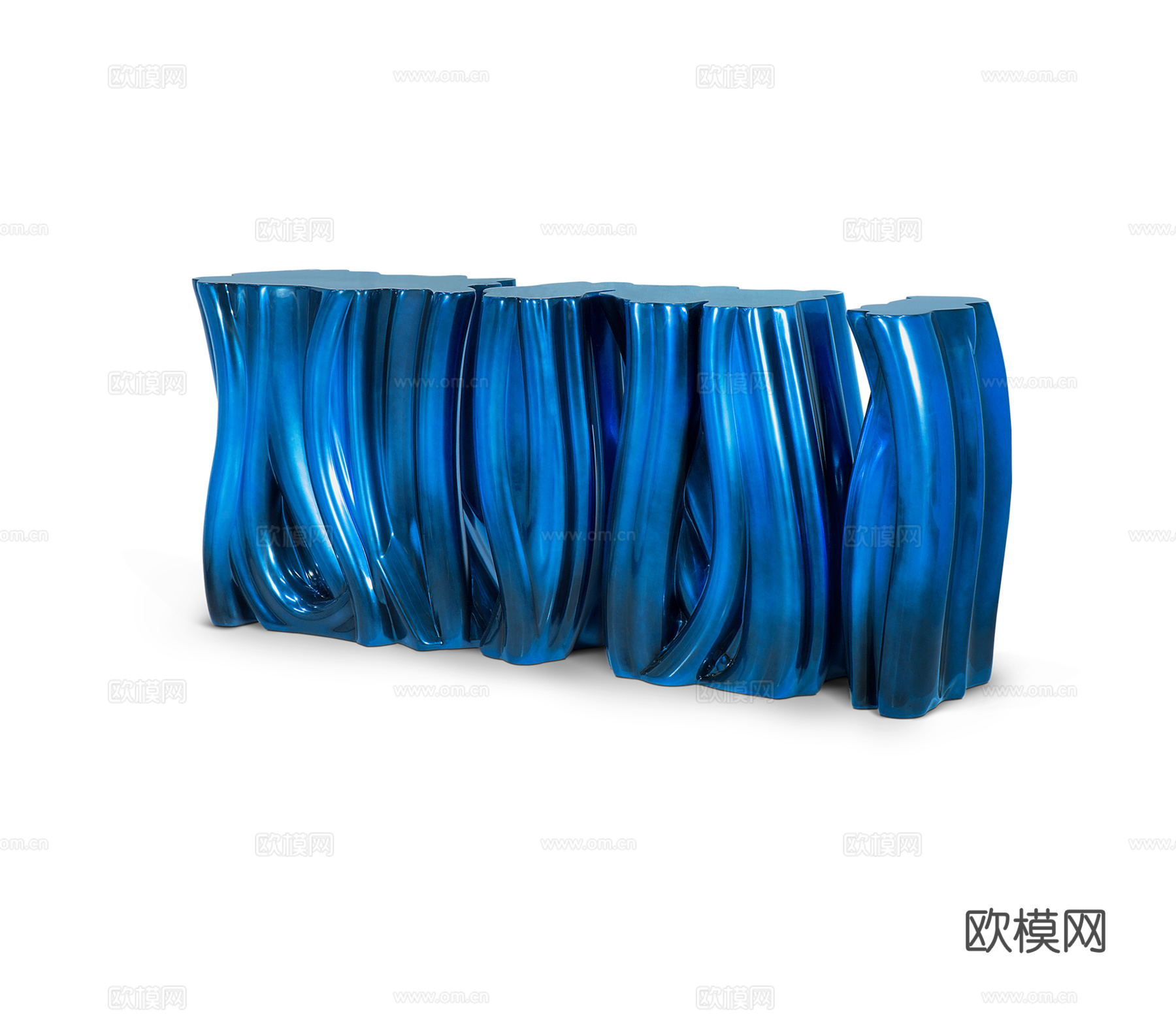 BOCA DOLOBO 意式斗柜边柜3d模型下载（渲染图2）