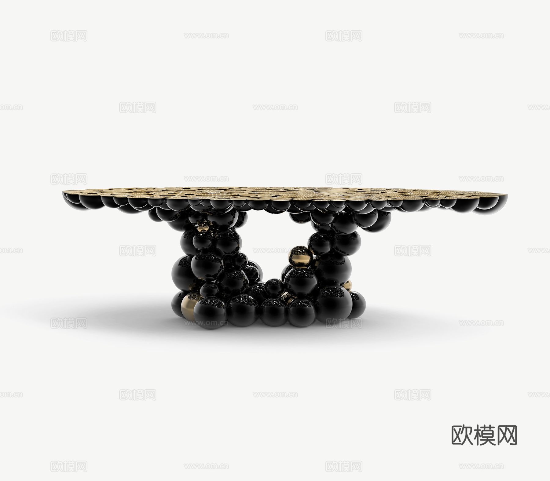 BOCA DOLOBO 意式餐桌3d模型下载（渲染图2）