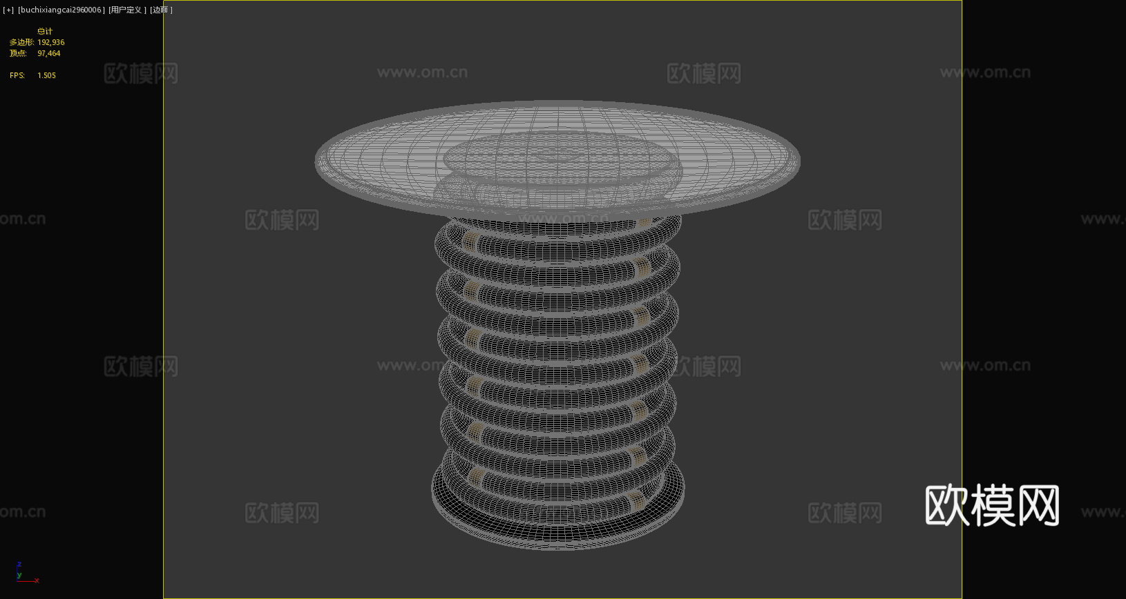 现代边几 现代圆几 现代茶几 茶几 圆几 玻璃圆几3d模型