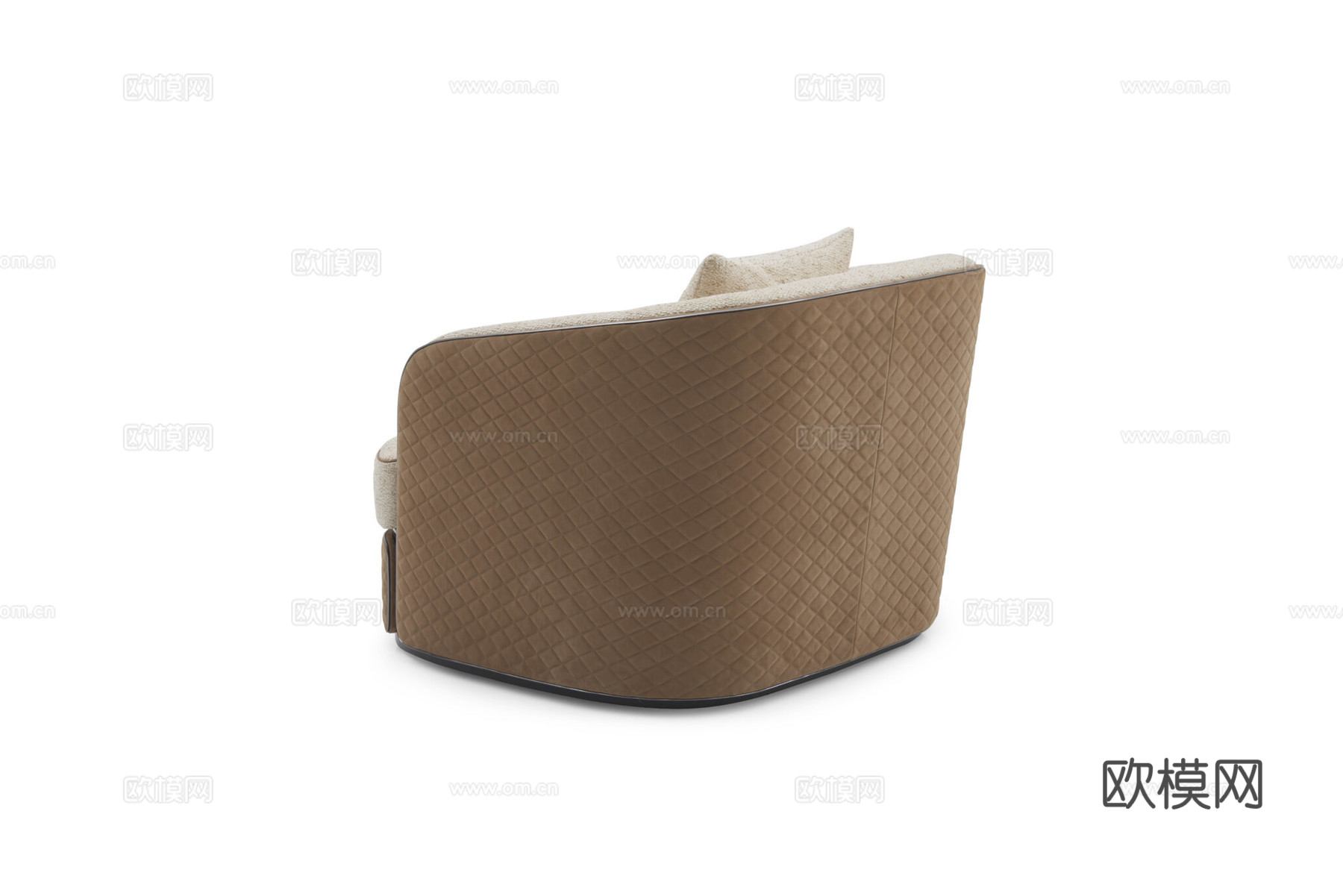 BENTLEY 意式单人沙发3d模型下载（渲染图2）