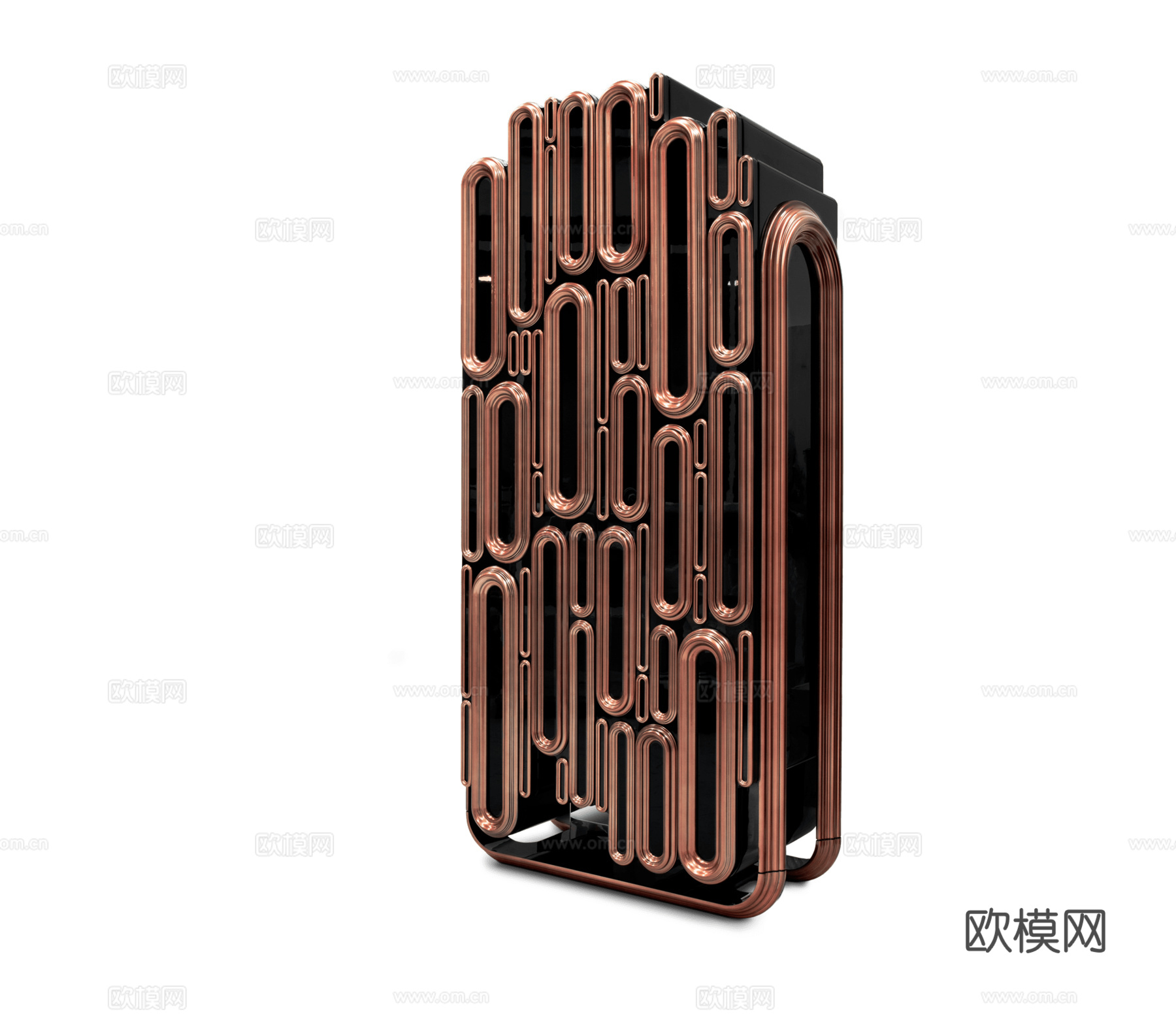 BOCA DOLOBO 意式斗柜 厅柜3d模型下载（渲染图3）