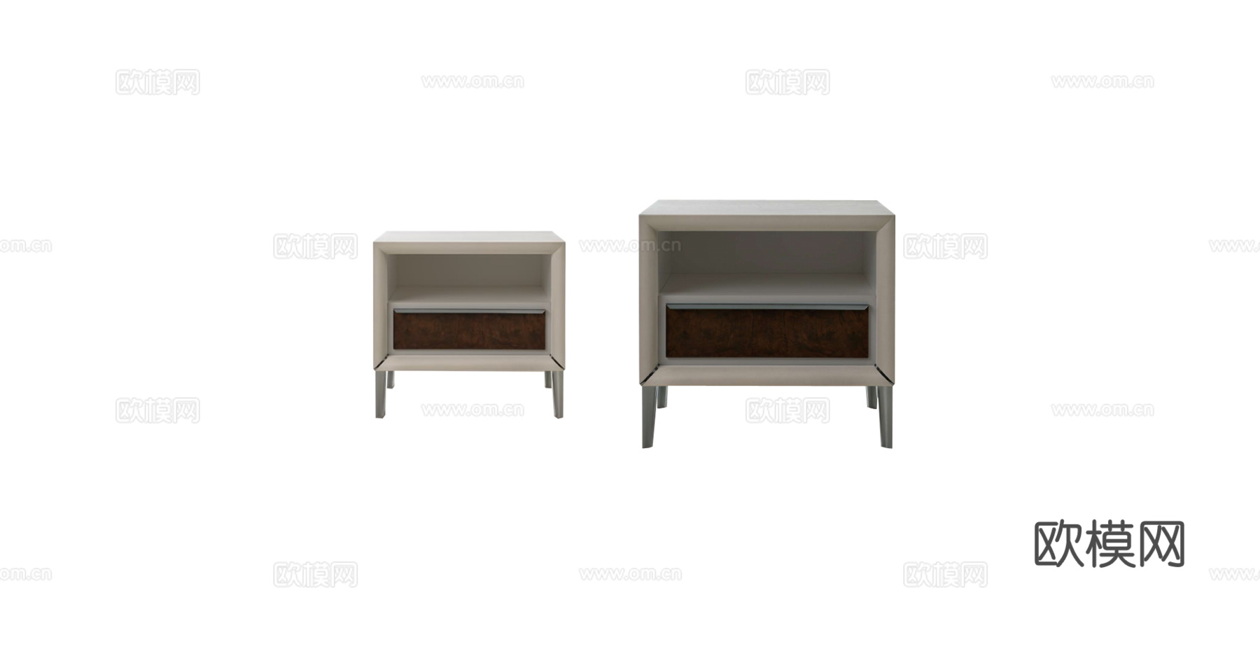 BENTLEY 意式床头柜3d模型下载（渲染图2）