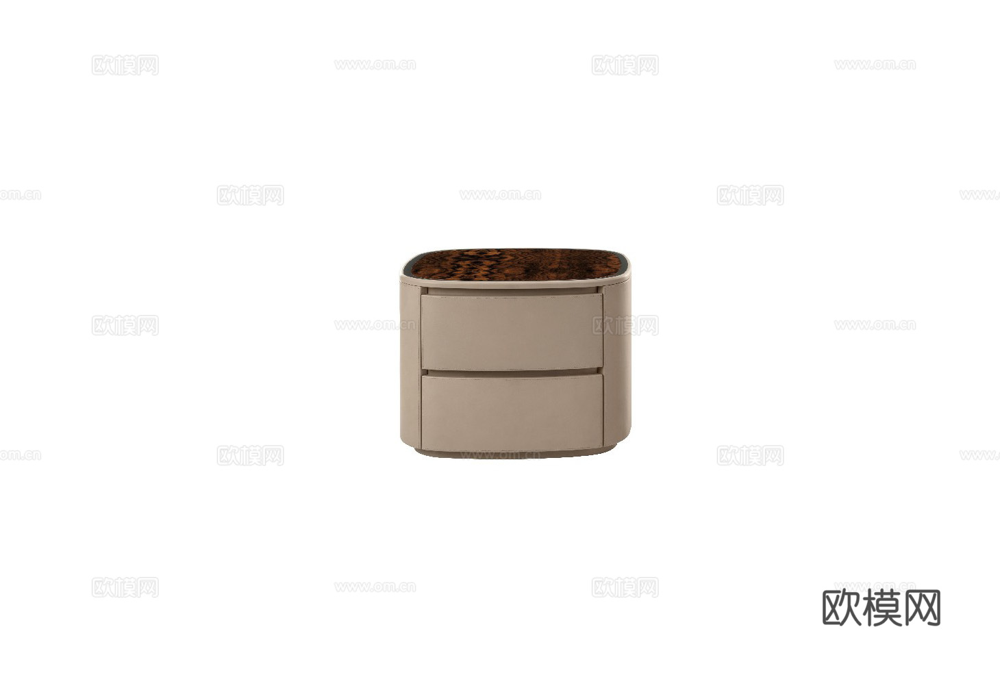 BENTLEY 意式床头柜3d模型下载（渲染图1）