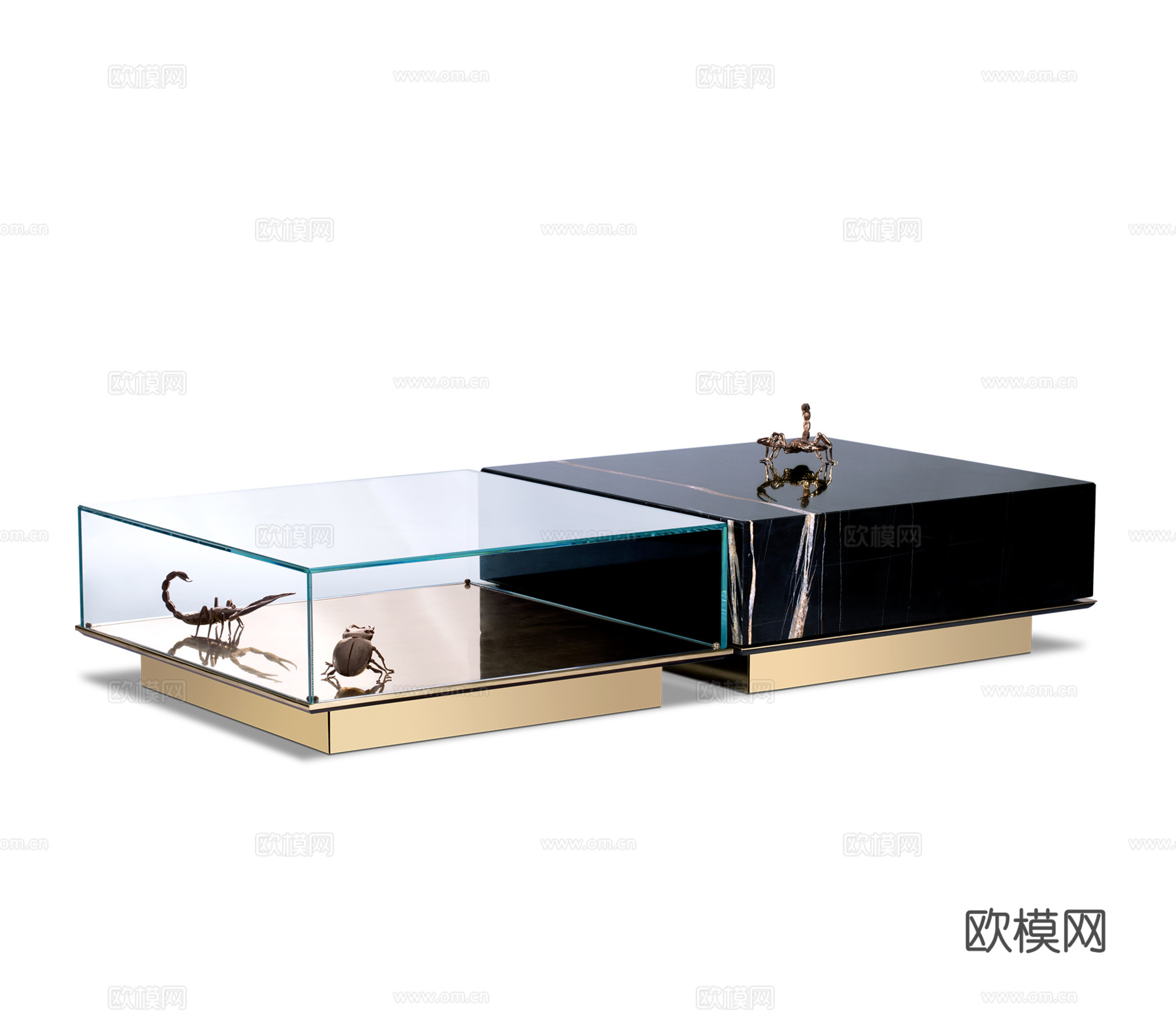 BOCA DOLOBO 意式茶几3d模型下载（渲染图1）