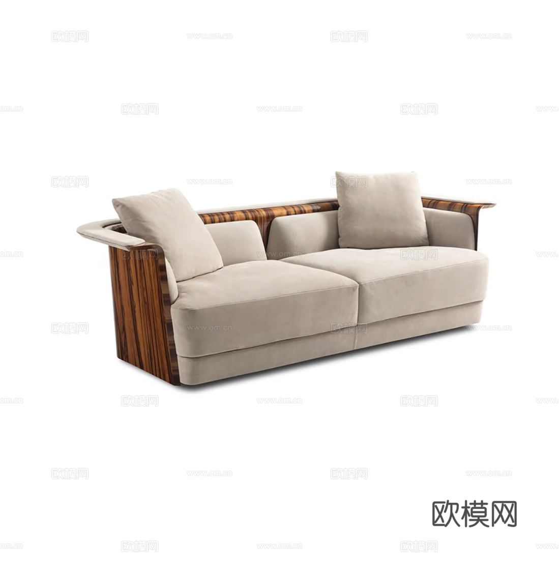 BENTLEY 意式双人沙发3d模型下载（渲染图2）