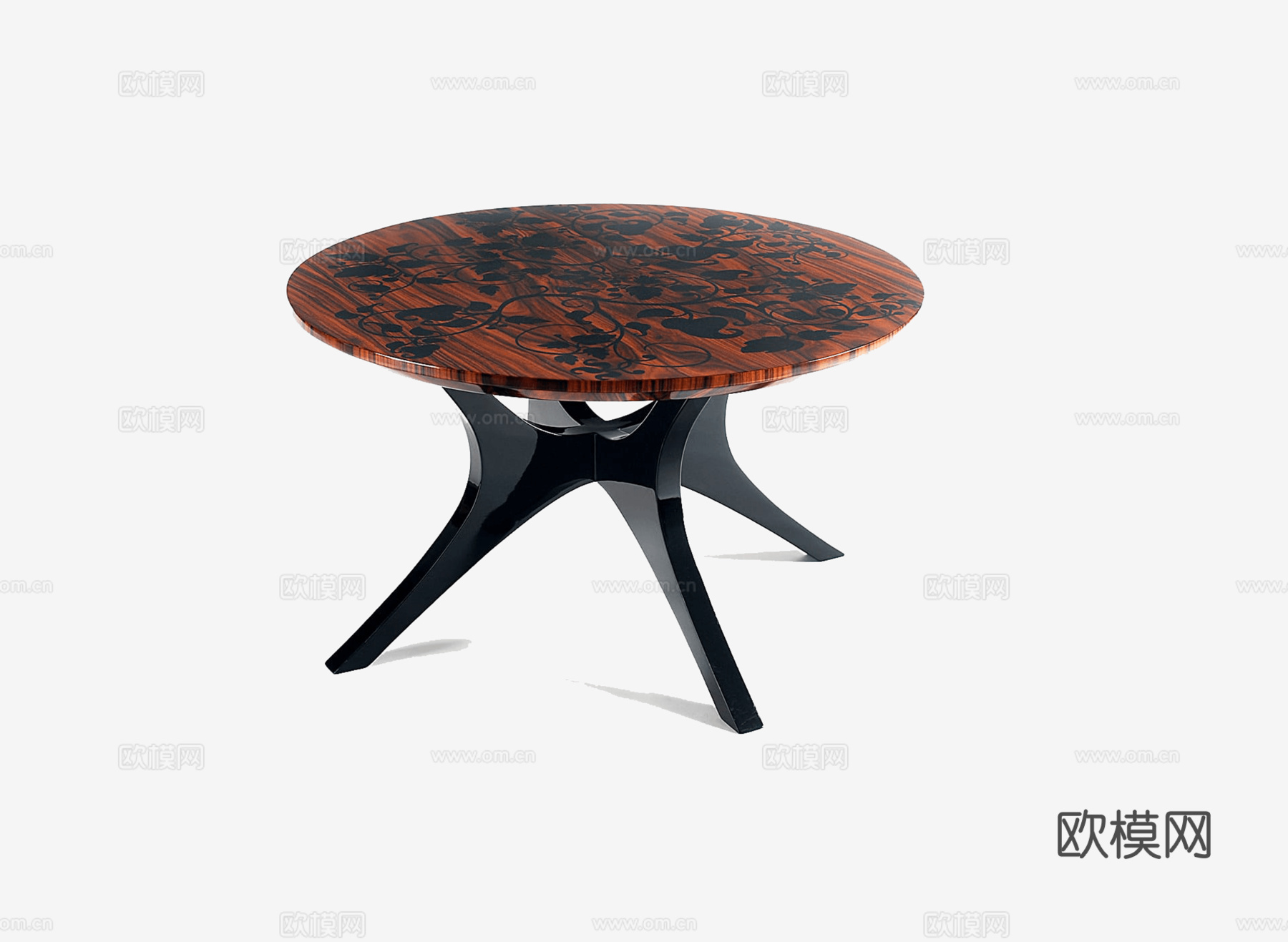 BOCA DOLOBO 意式圆餐桌3d模型下载（渲染图1）