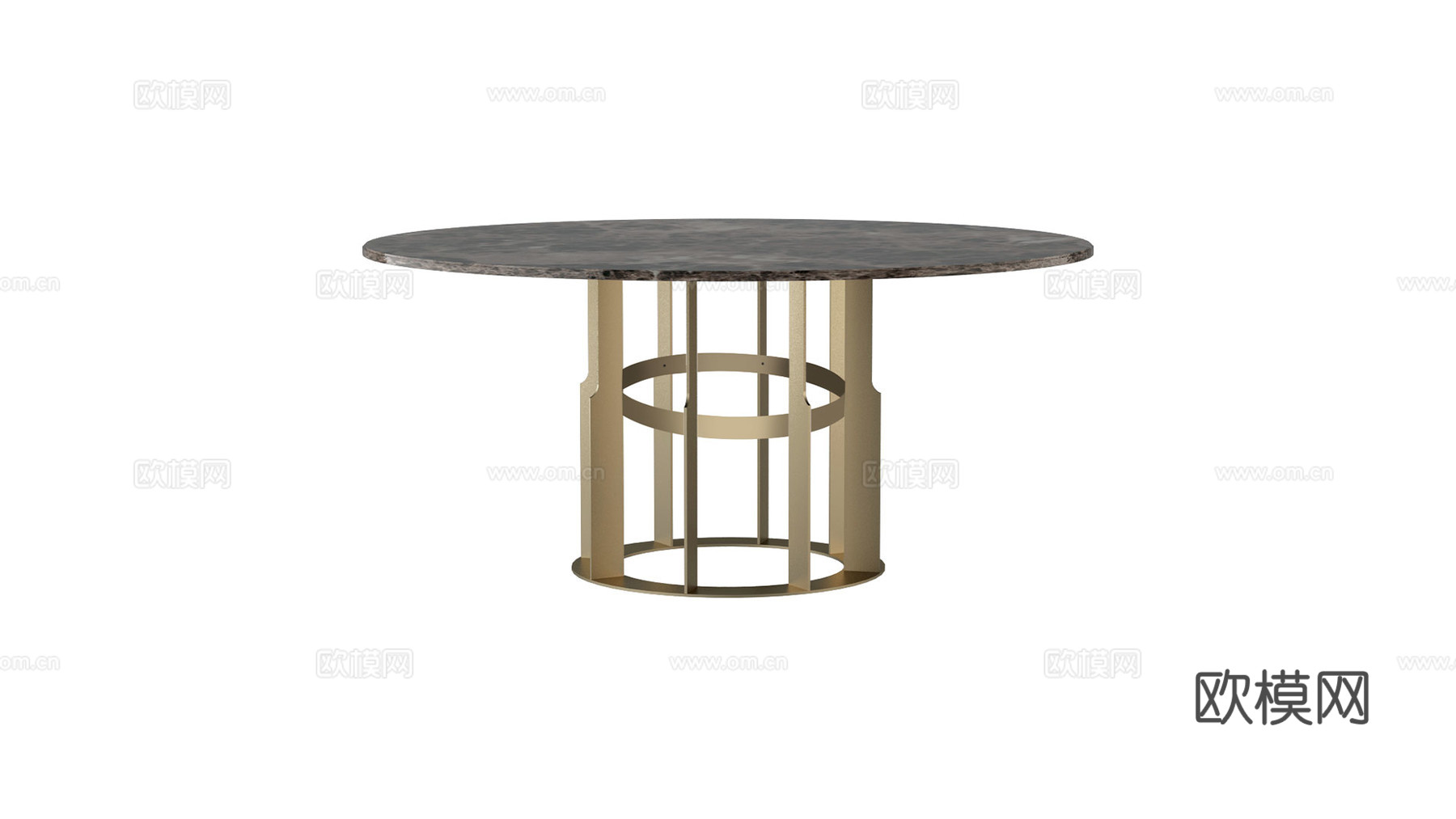 DAYTONA 意式圆餐桌3d模型下载（渲染图2）