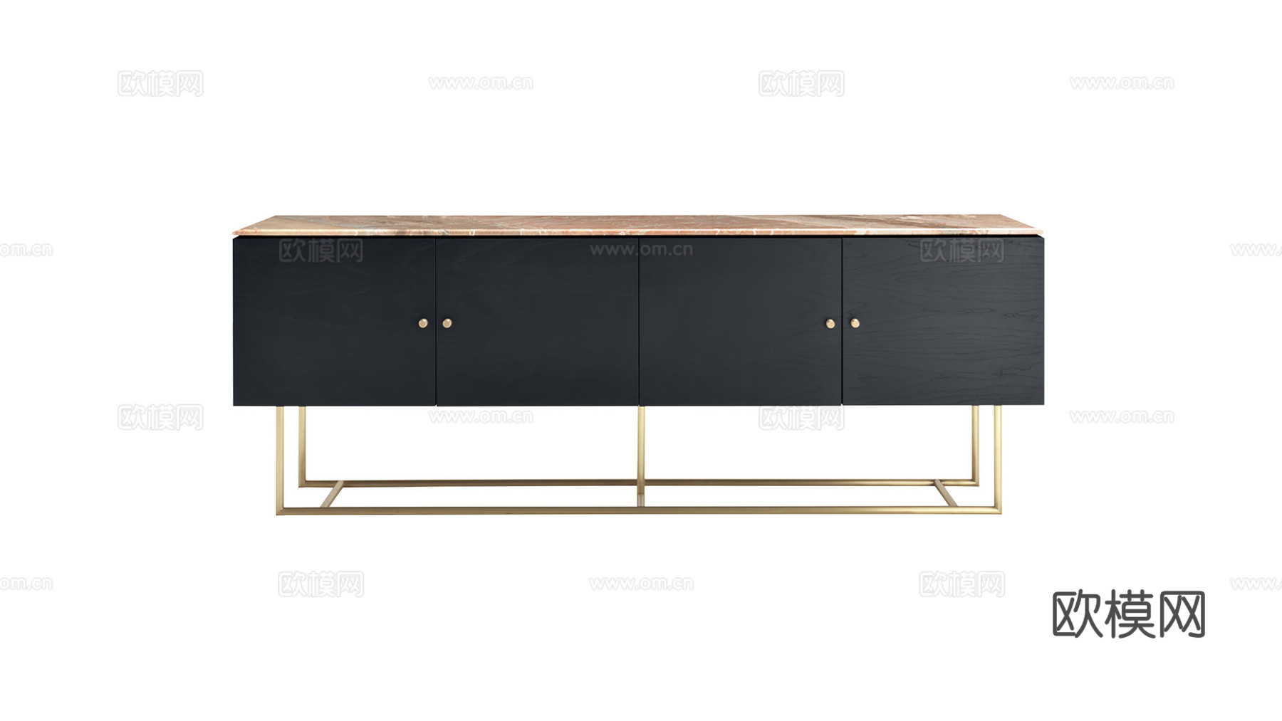 DAYTONA 意式电视柜3d模型下载（渲染图2）