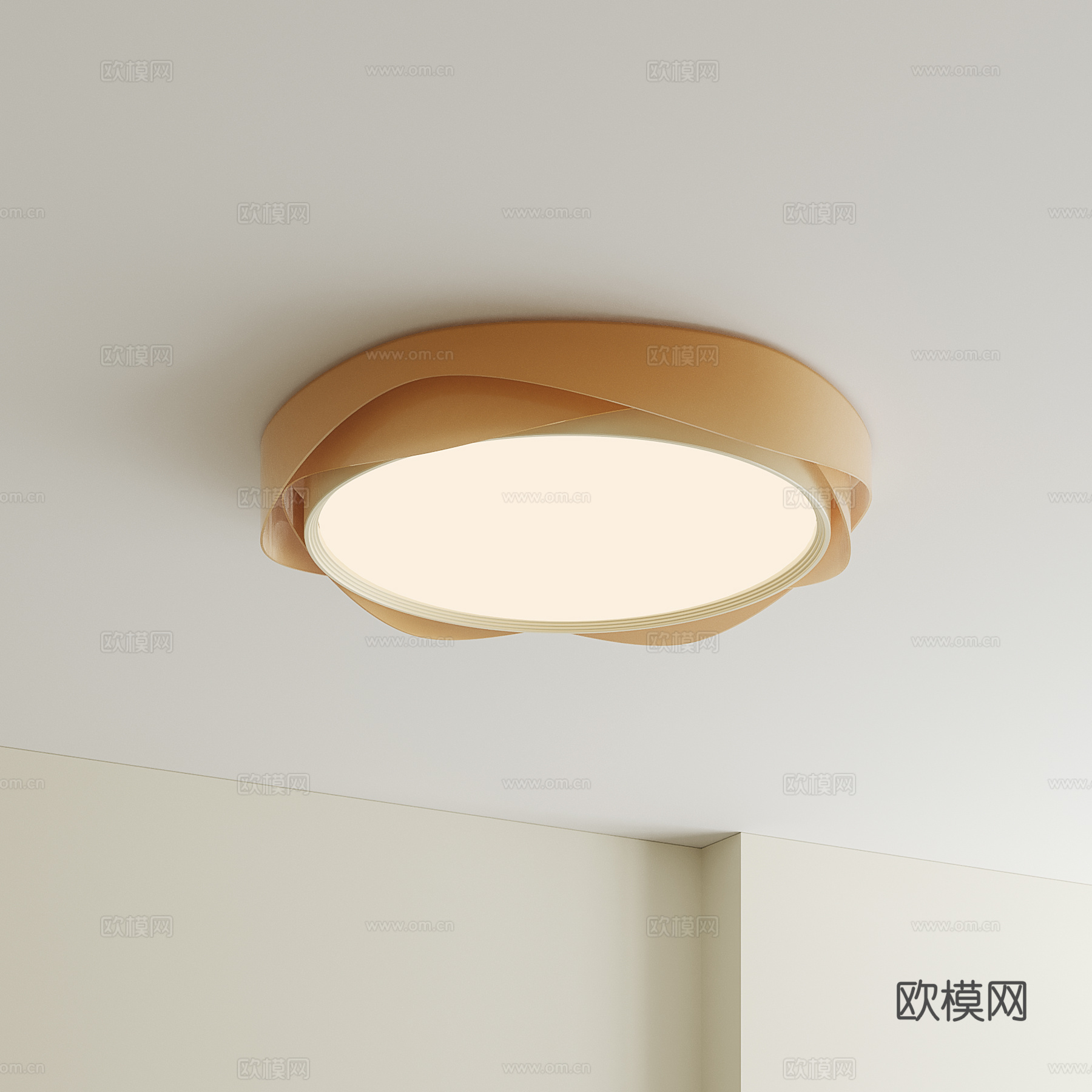 现代儿童吸顶灯su模型