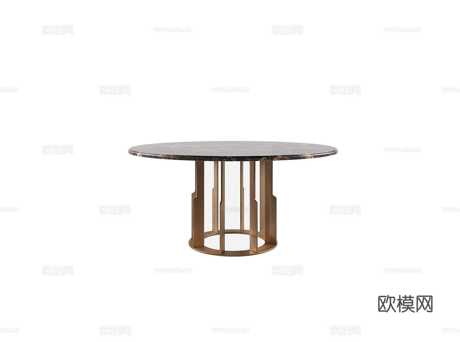 DAYTONA 意式圆餐桌3d模型下载（渲染图1）