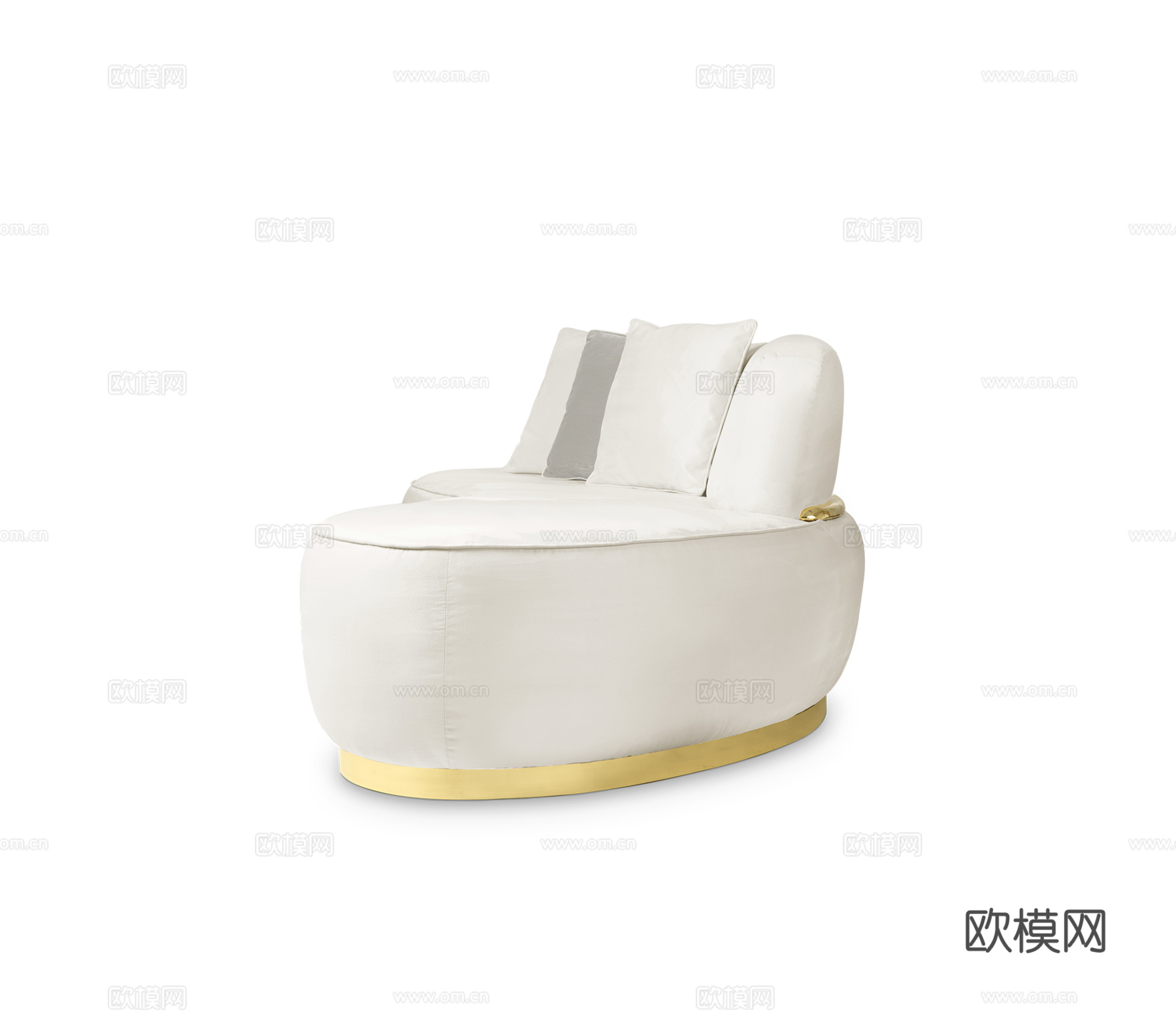 BOCA DOLOBO 意式弧形沙发3d模型下载（渲染图2）