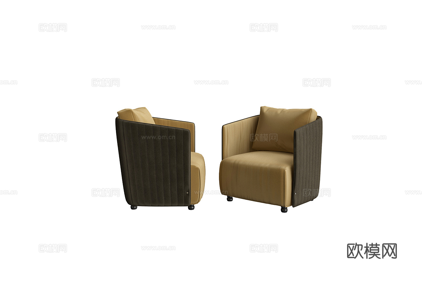 DAYTONA 单人沙发3d模型下载（渲染图2）