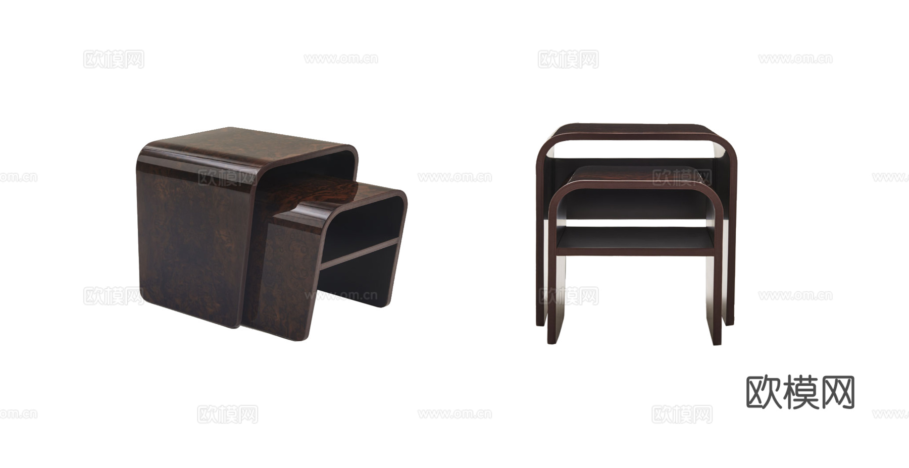 BENTLEY 意式床头柜3d模型下载（渲染图2）