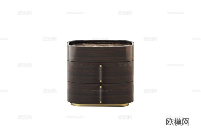 DAYTONA 意式床头柜3d模型下载（渲染图2）