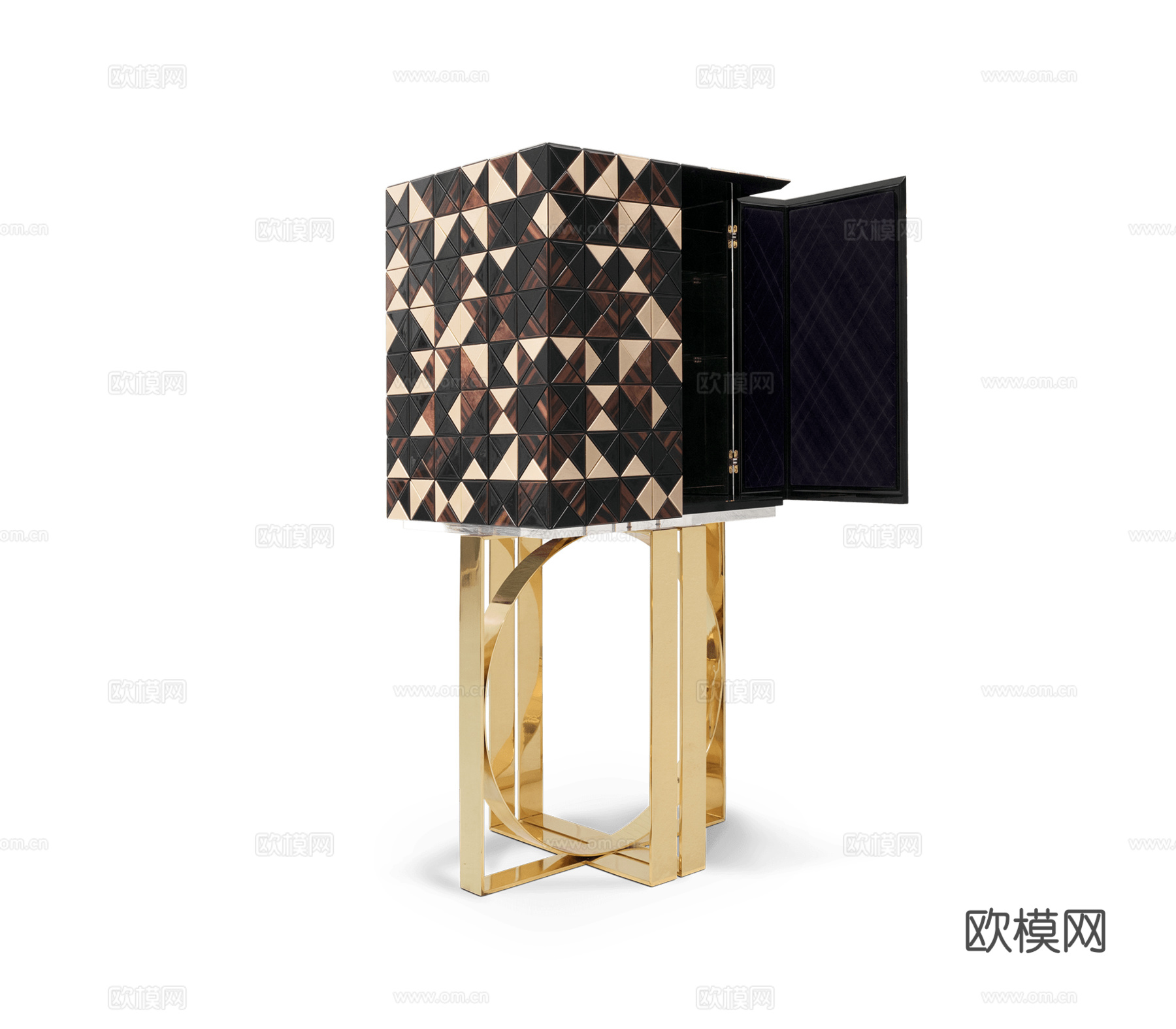 BOCA DOLOBO 意式装饰酒柜3d模型下载（渲染图4）