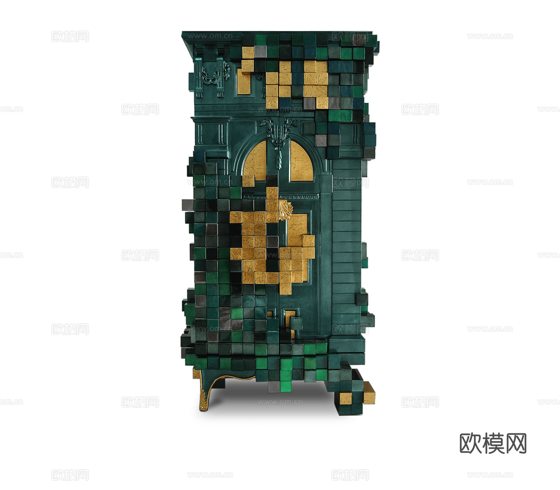 BOCA DOLOBO 意式衣柜3d模型下载（渲染图2）