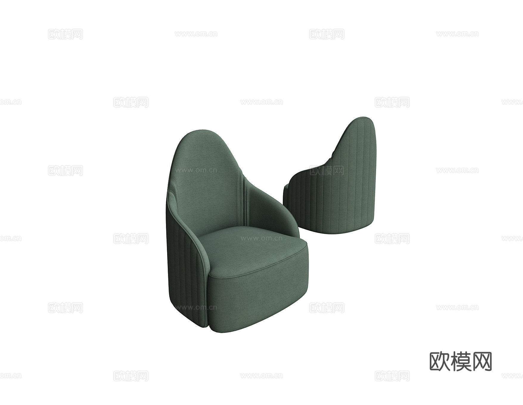 DAYTONA 单人沙发3d模型下载（渲染图2）