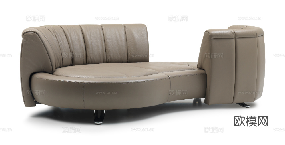 de Sede 弧形沙发3d模型下载（渲染图3）