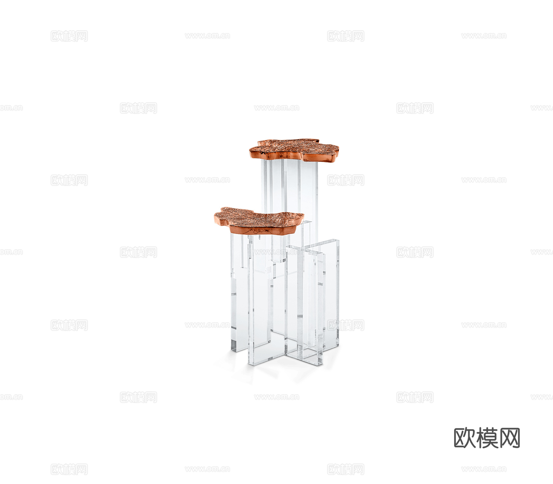 BOCA DOLOBO 意式边几角几3d模型下载（渲染图2）