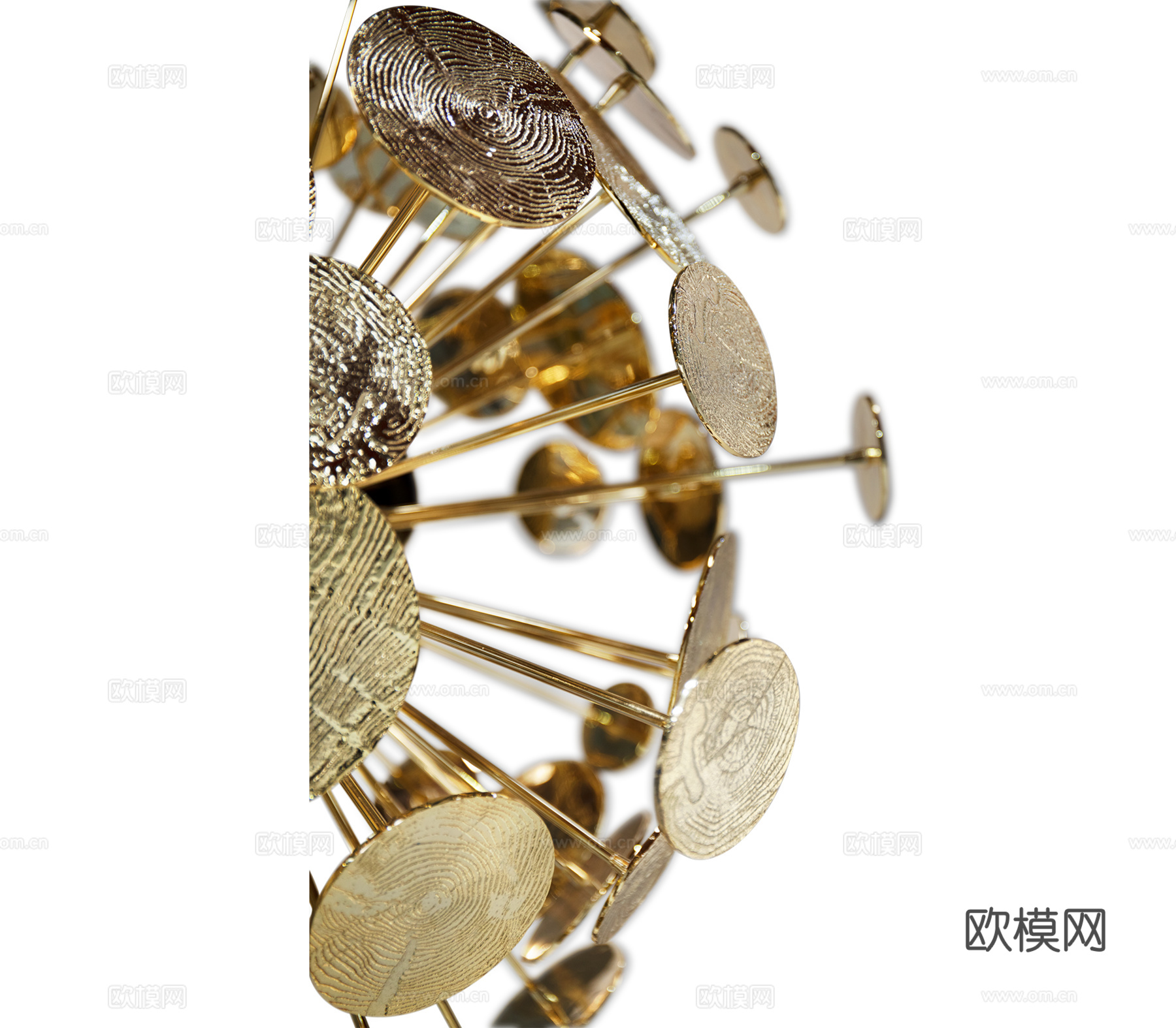 BOCA DOLOBO 意式吊灯3d模型下载（渲染图3）