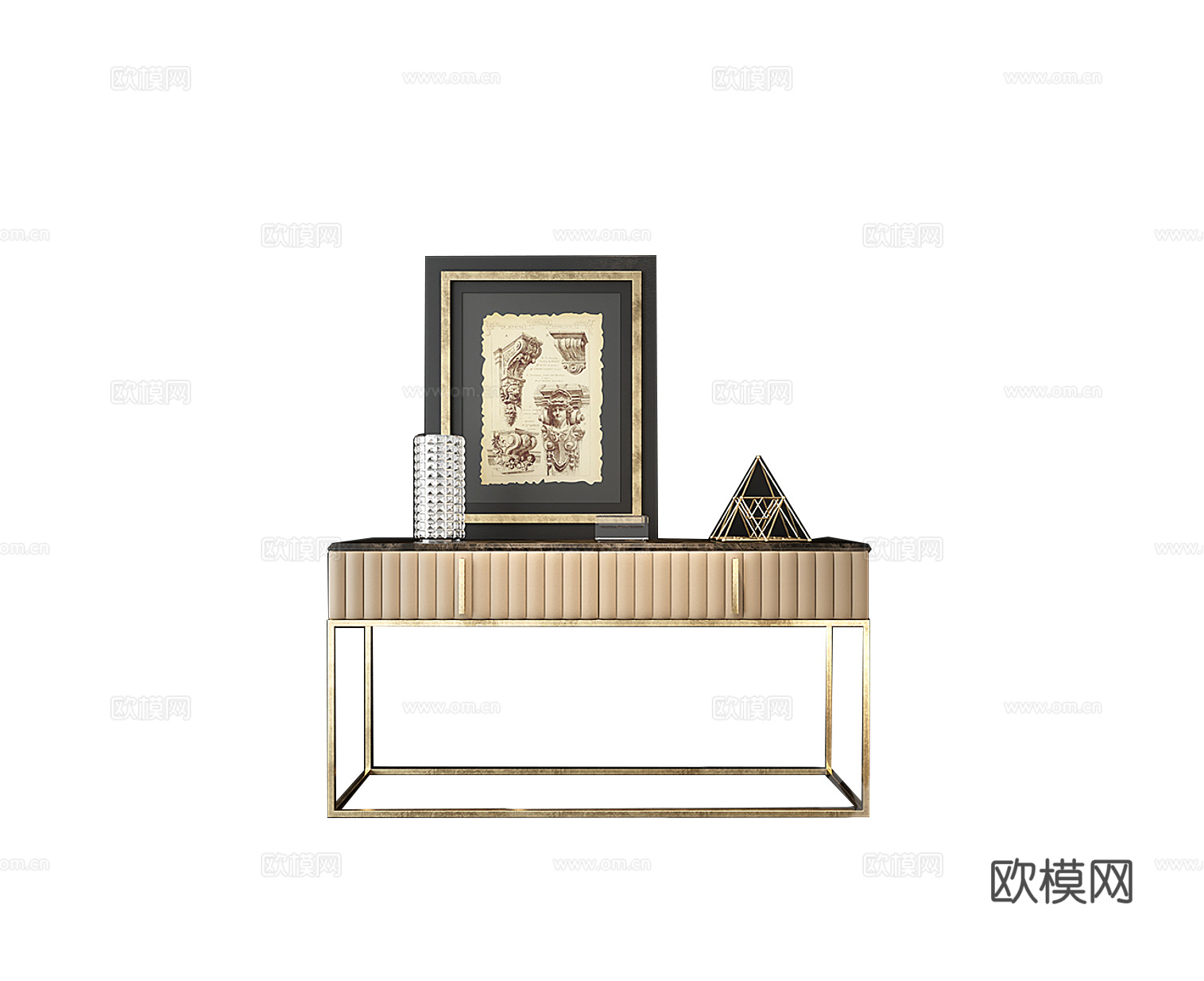 DAYTONA 意式端景台3d模型下载（渲染图2）