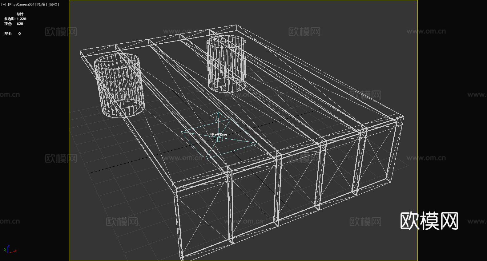 茶几 实木茶几 简约茶几 现代茶几 客厅家具3d模型
