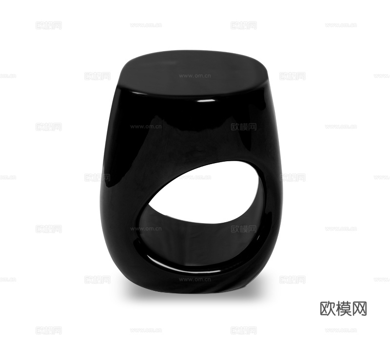 BOCA DOLOBO 意式烤漆边几3d模型下载（渲染图2）