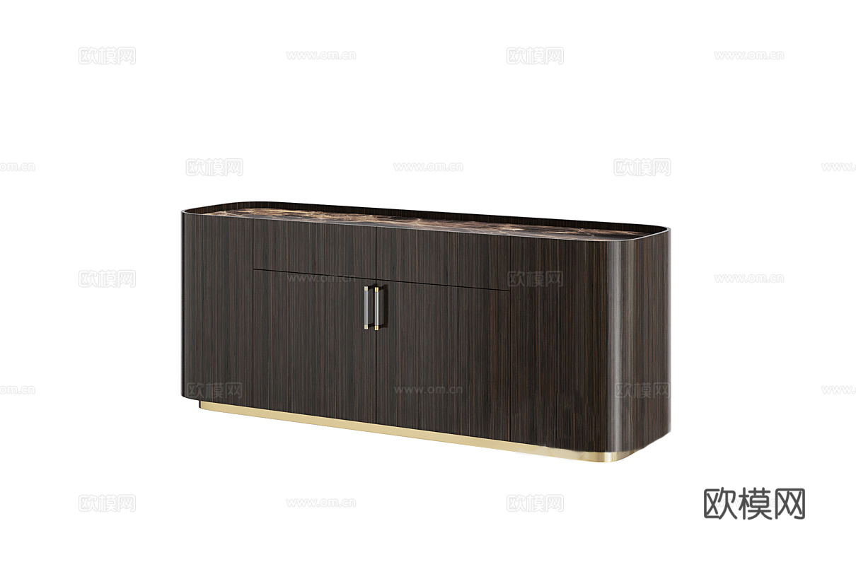 DAYTONA 意式玄关柜3d模型下载（渲染图3）
