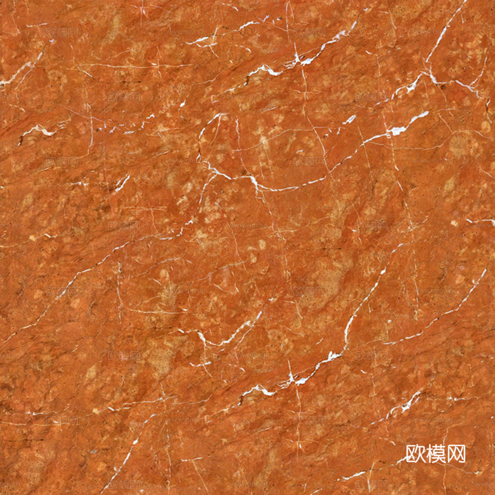 高清珊瑚红色大理石