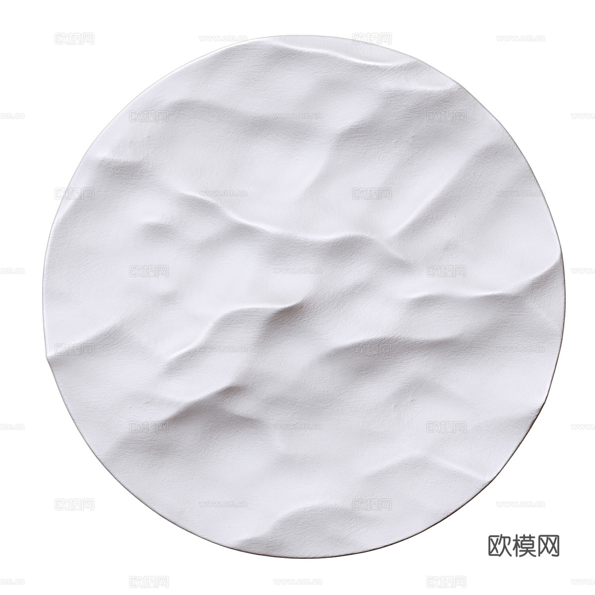 圆形面板 23d模型