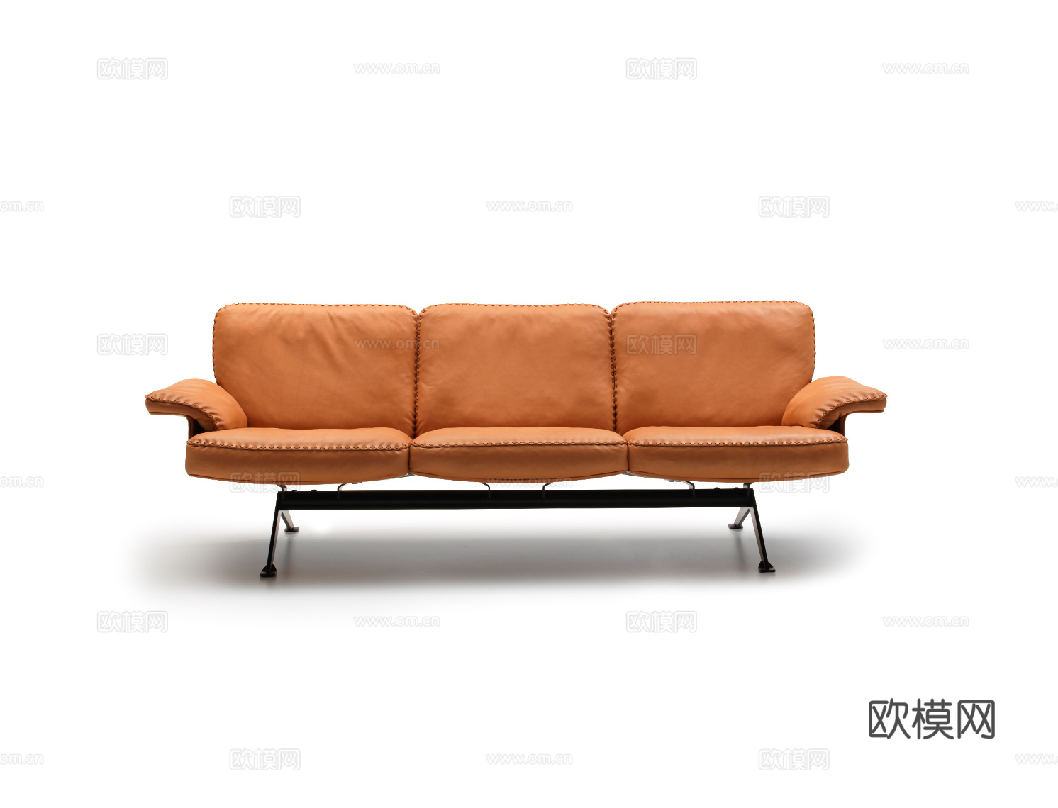 de Sede 三人沙发3d模型下载