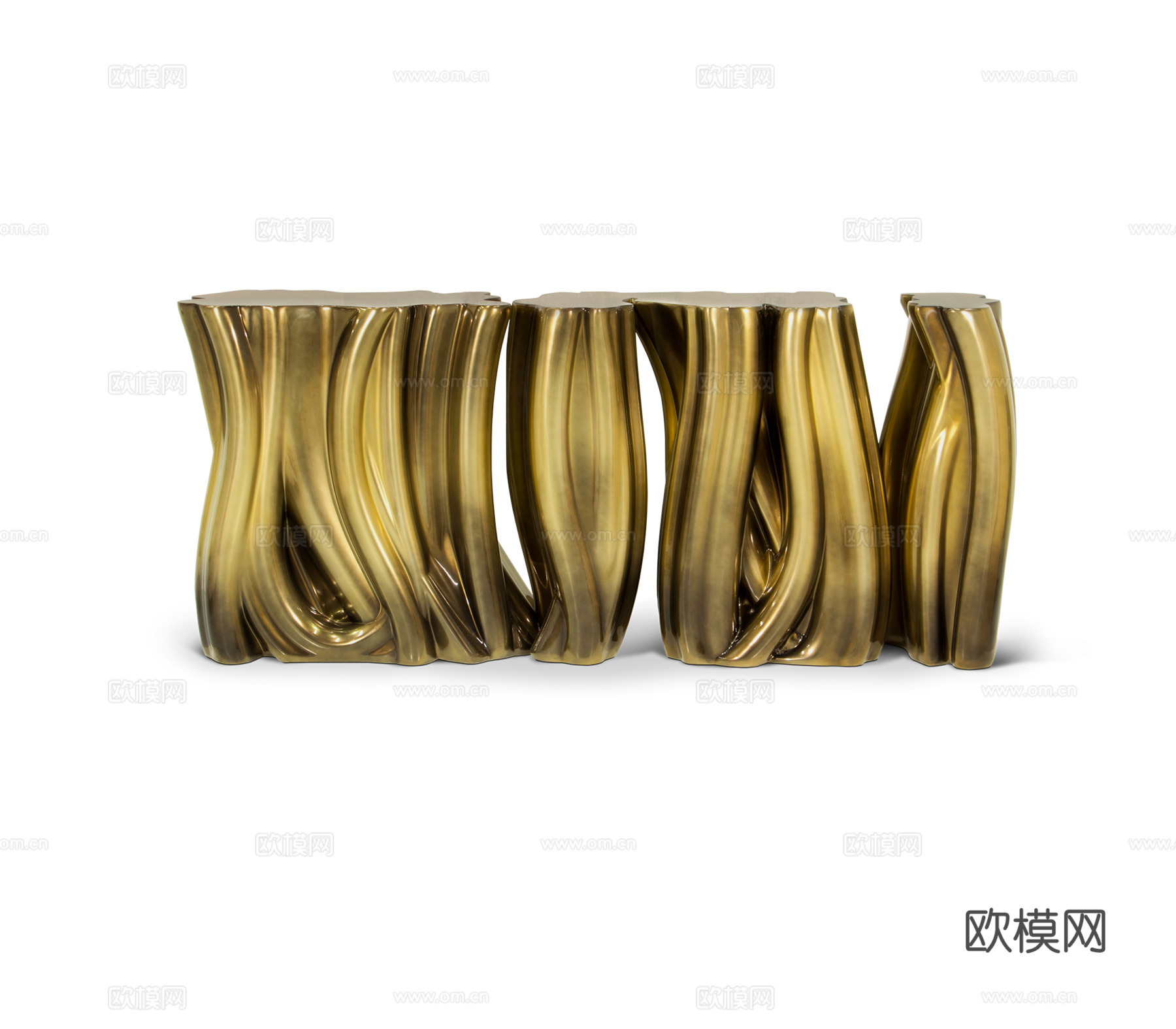 BOCA DOLOBO 意式斗柜边柜3d模型下载（渲染图1）