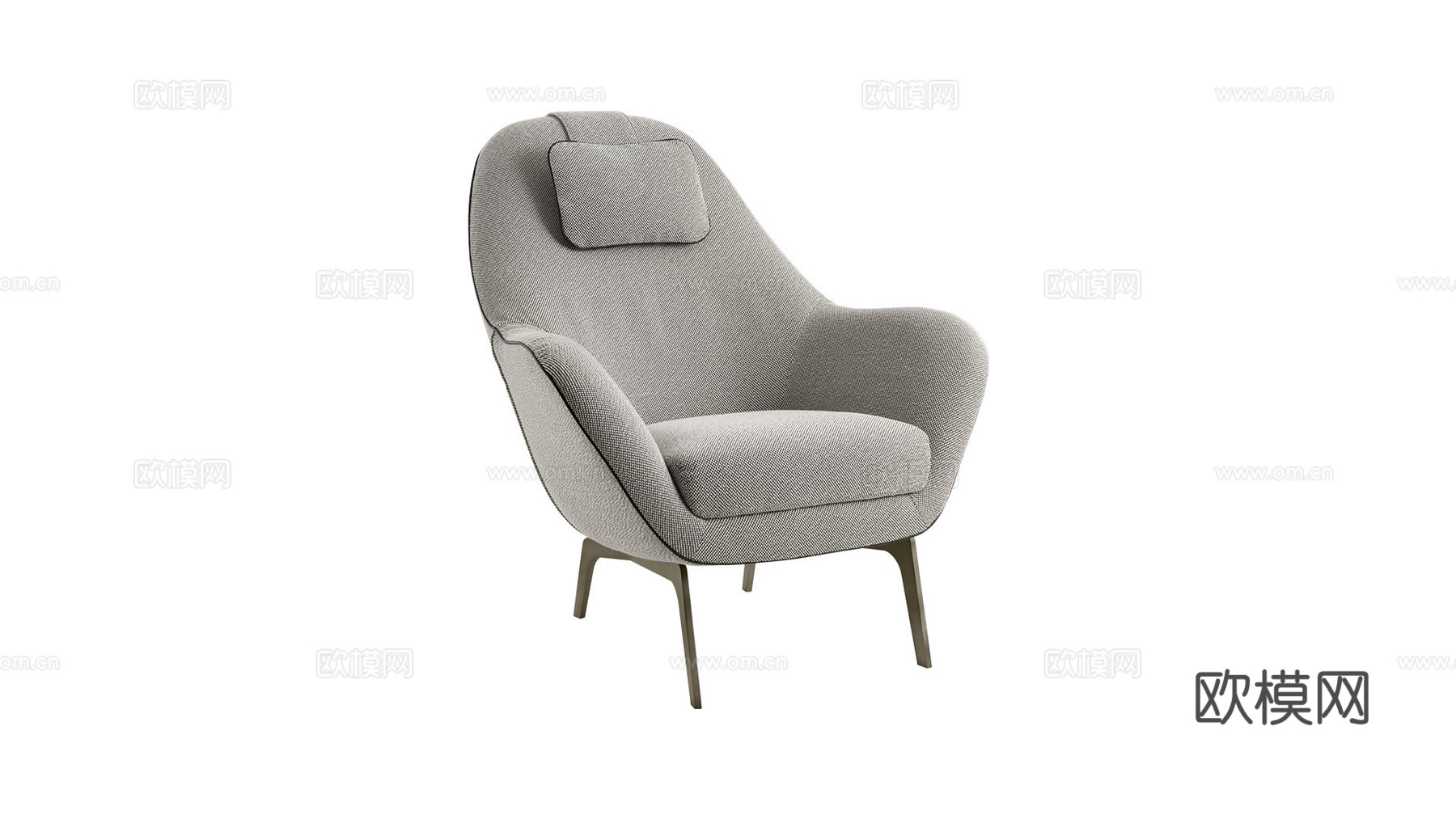 DAYTONA 沙发椅3d模型下载（渲染图1）