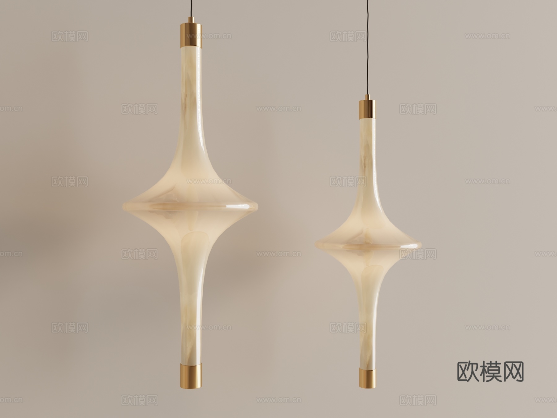 现代壁灯3d模型下载