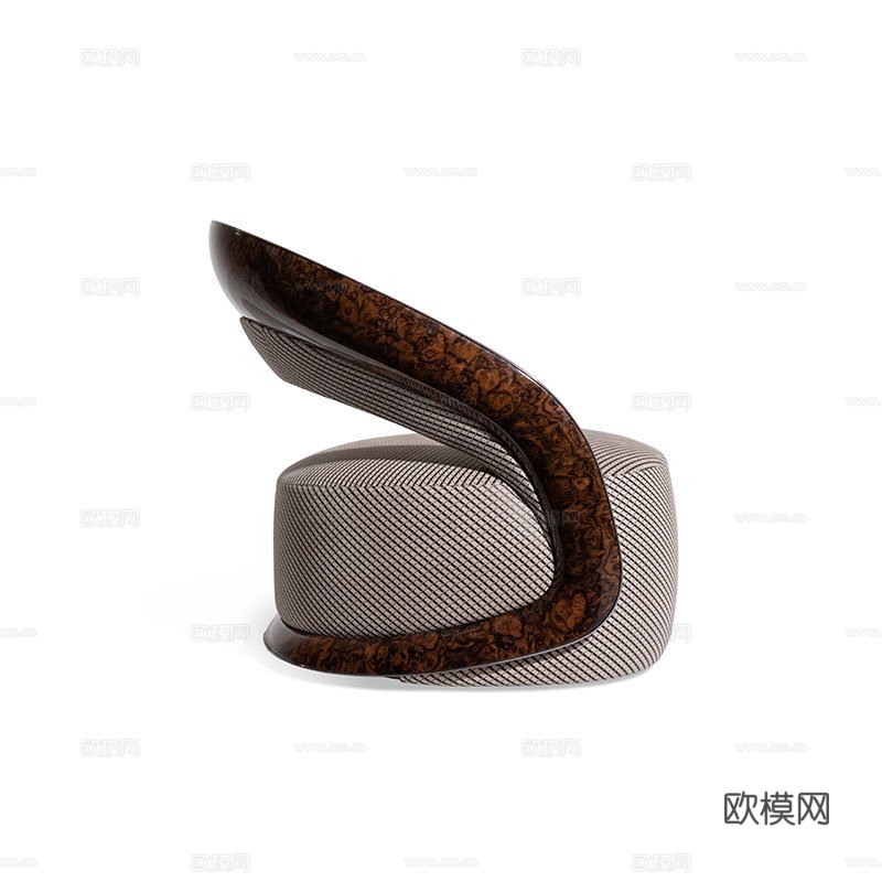 BENTLEY 意式单人沙发3d模型下载（渲染图2）