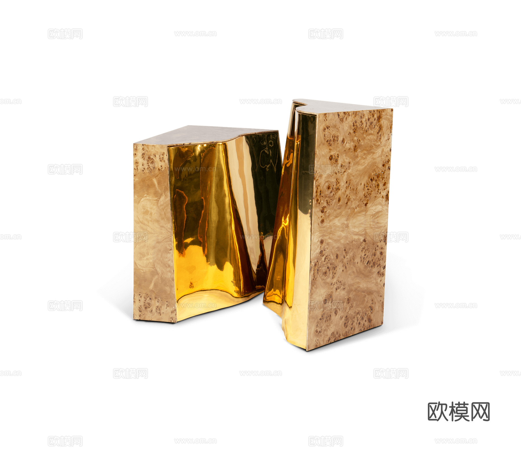 BOCA DOLOBO 意式边几 角几3d模型下载（渲染图2）