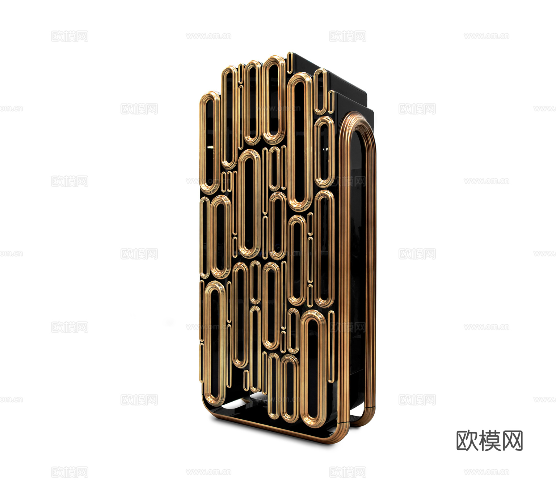 BOCA DOLOBO 意式斗柜 厅柜3d模型下载（渲染图3）