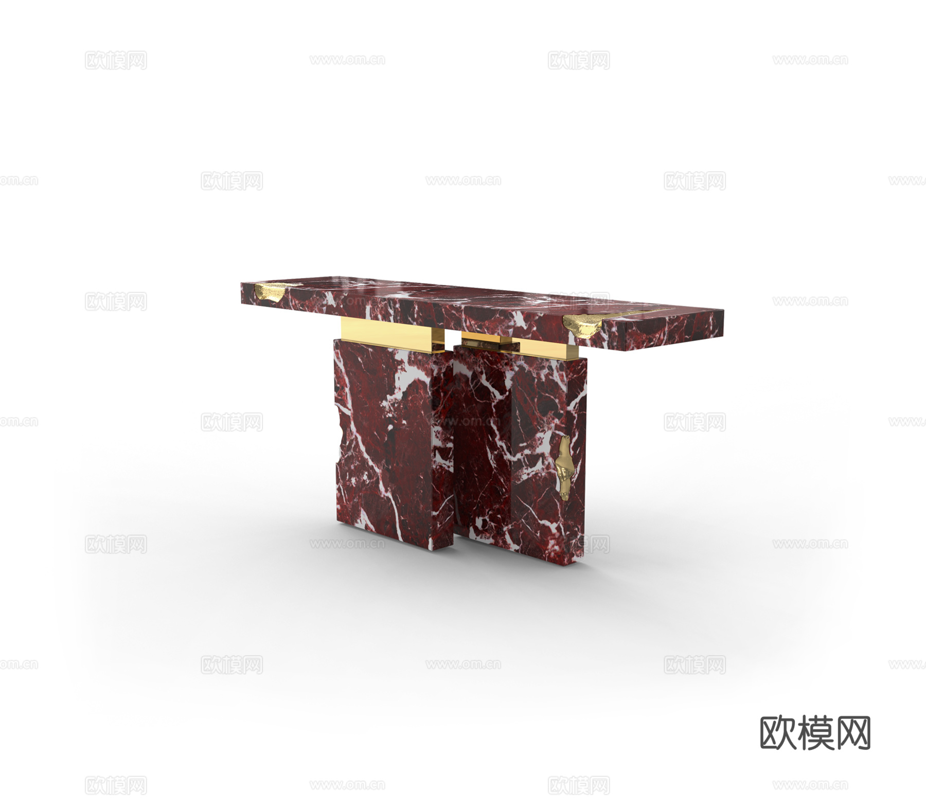 BOCA DOLOBO 意式餐桌3d模型下载（渲染图3）