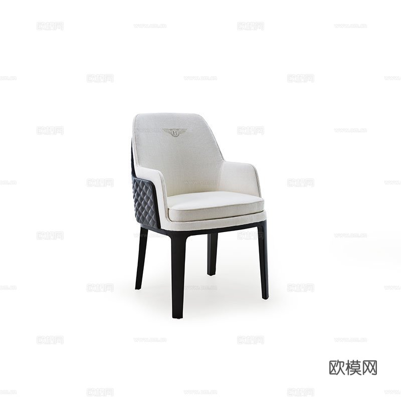 BENTLEY 意式餐椅3d模型下载（渲染图1）