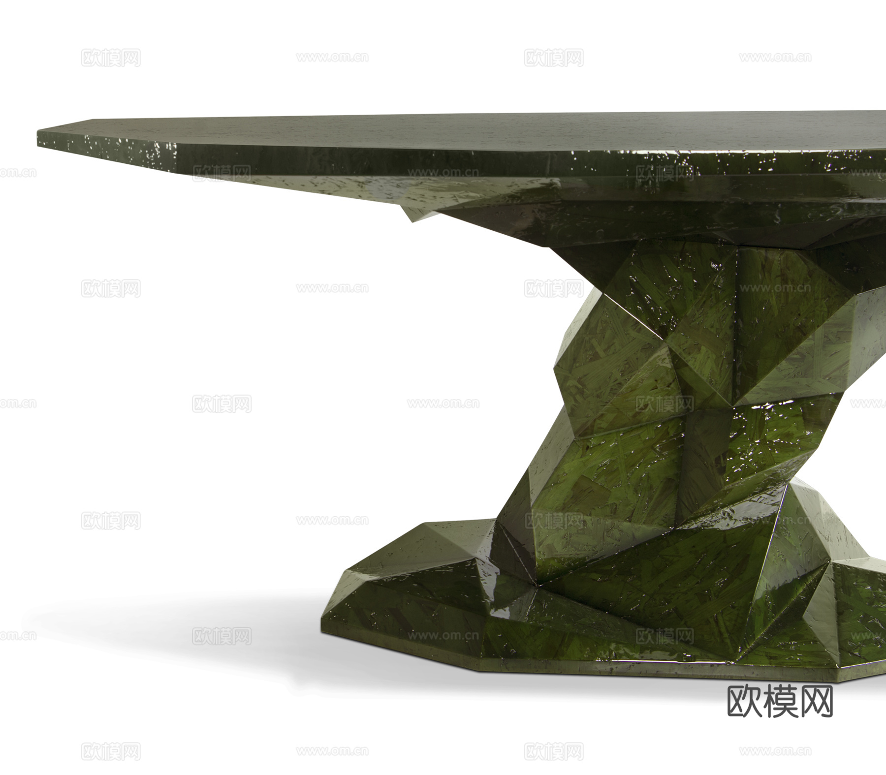 BOCA DOLOBO 意式石头餐桌3d模型下载（渲染图2）