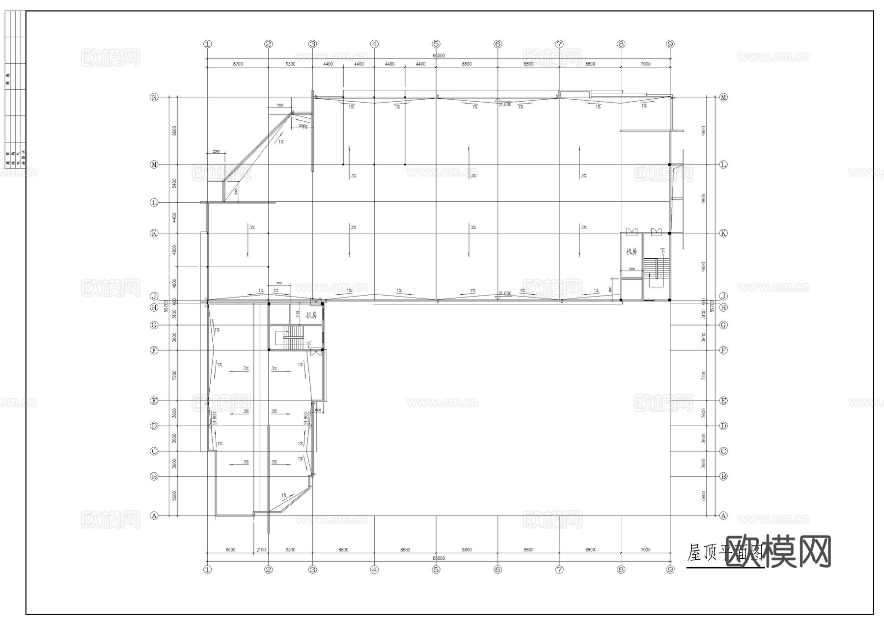 某车间建筑方案cad施工图