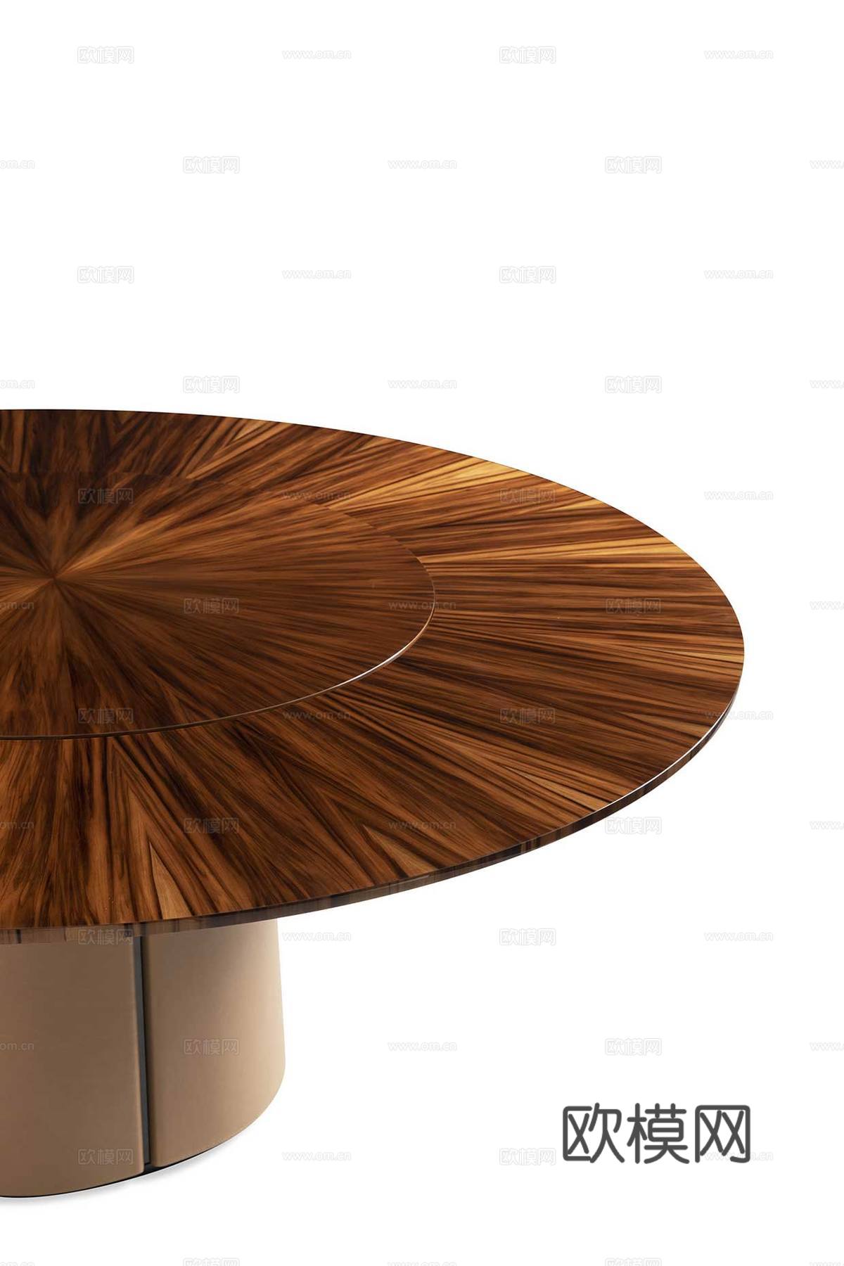 BENTLEY 意式圆餐桌3d模型下载（渲染图2）