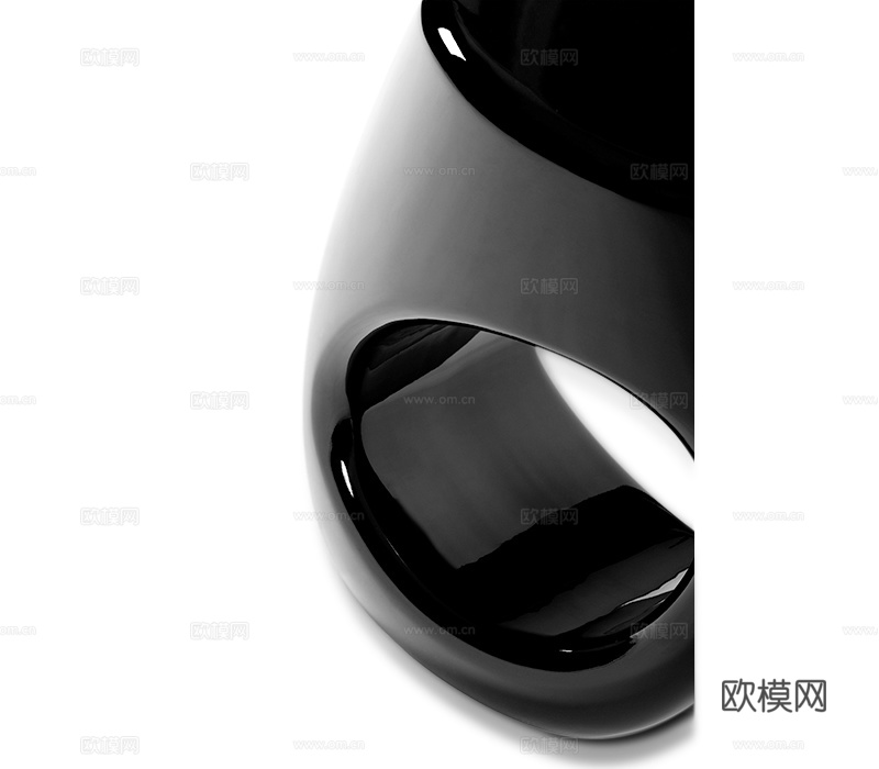 BOCA DOLOBO 意式烤漆边几3d模型下载（渲染图3）